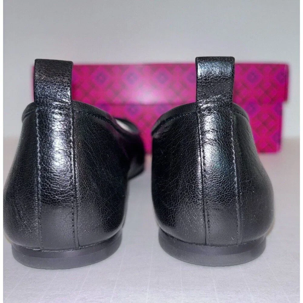 Tory Burch Eleanor Ballet Flats Black 7.5